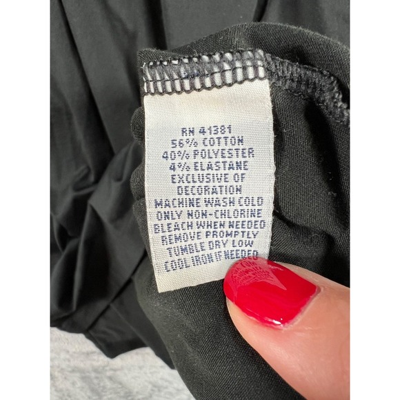 Ralph Lauren Golf Polo Shirt Mens Medium Black Performance Pony Logo Stretch - Picture 9 of 11